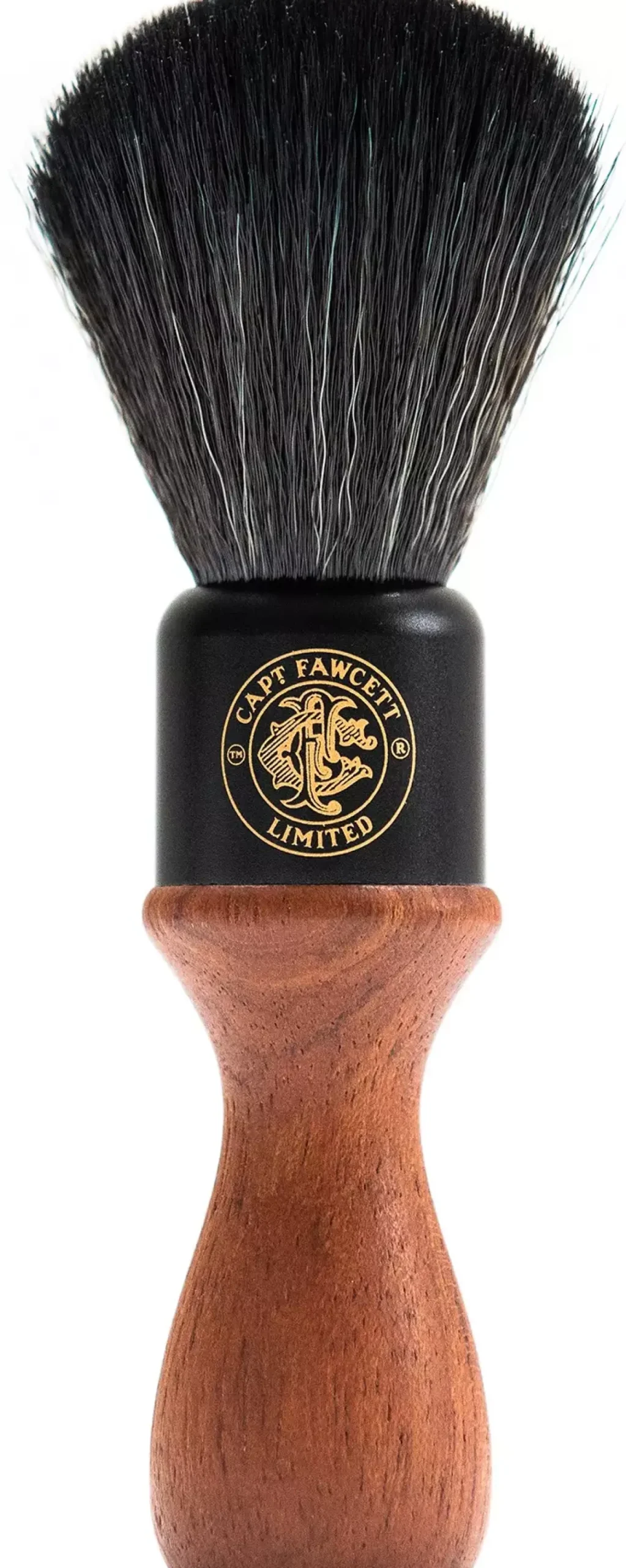 Captain Fawcett Syntethic Fibre Shaving Brush Wooden Handle