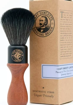 Captain Fawcett Syntethic Fibre Shaving Brush Wooden Handle