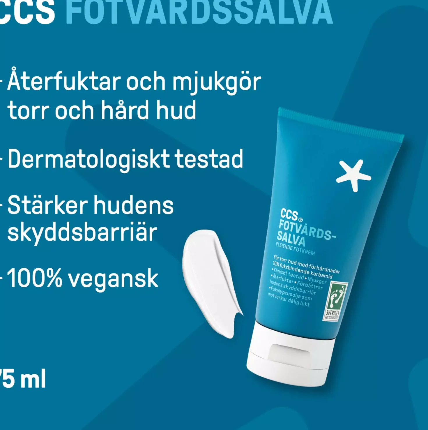 CCS Fotvårdssalva 75 ml