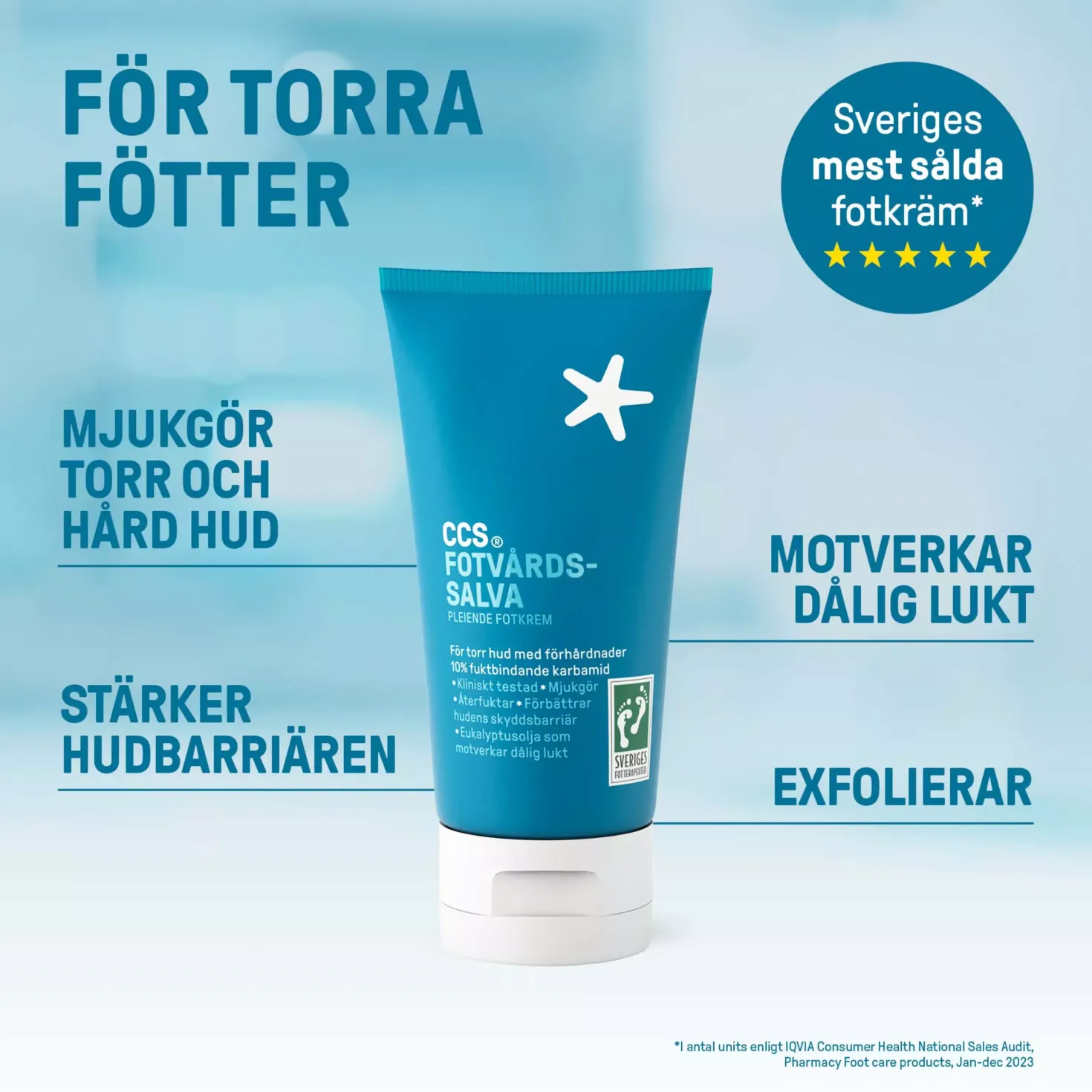 CCS Fotvårdssalva 75 ml