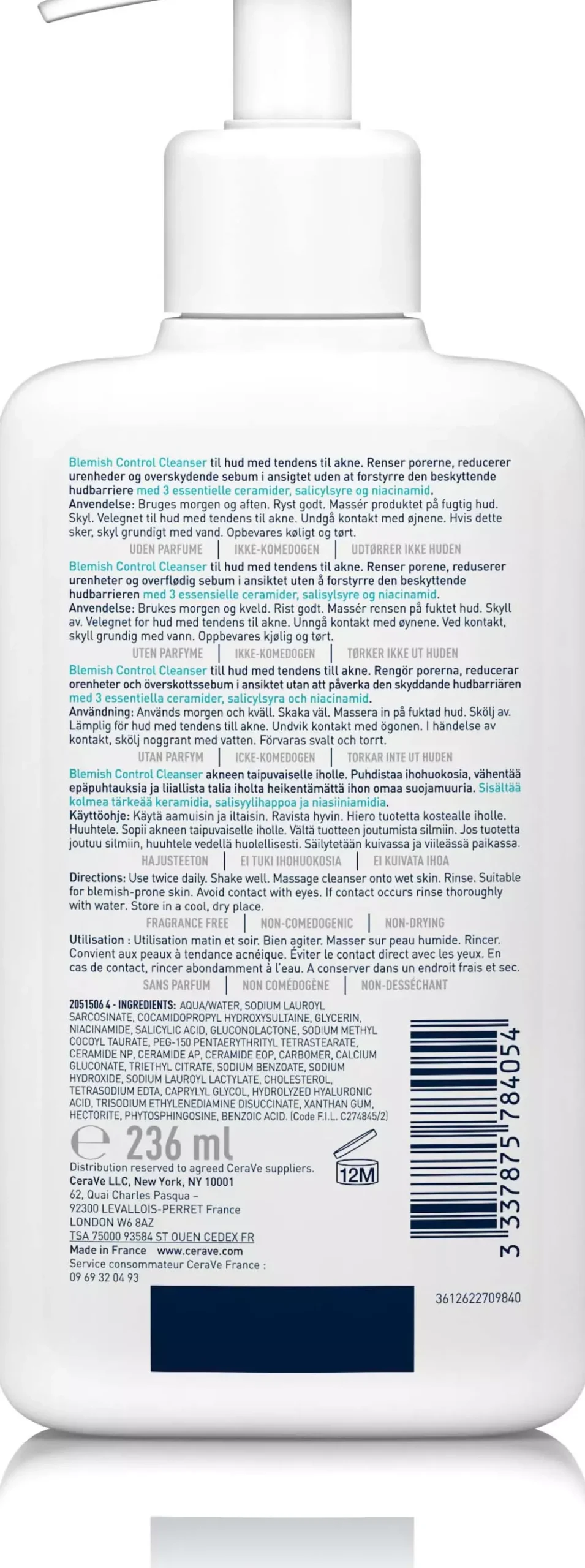 CeraVe Blemish Control Cleanser 236 ml