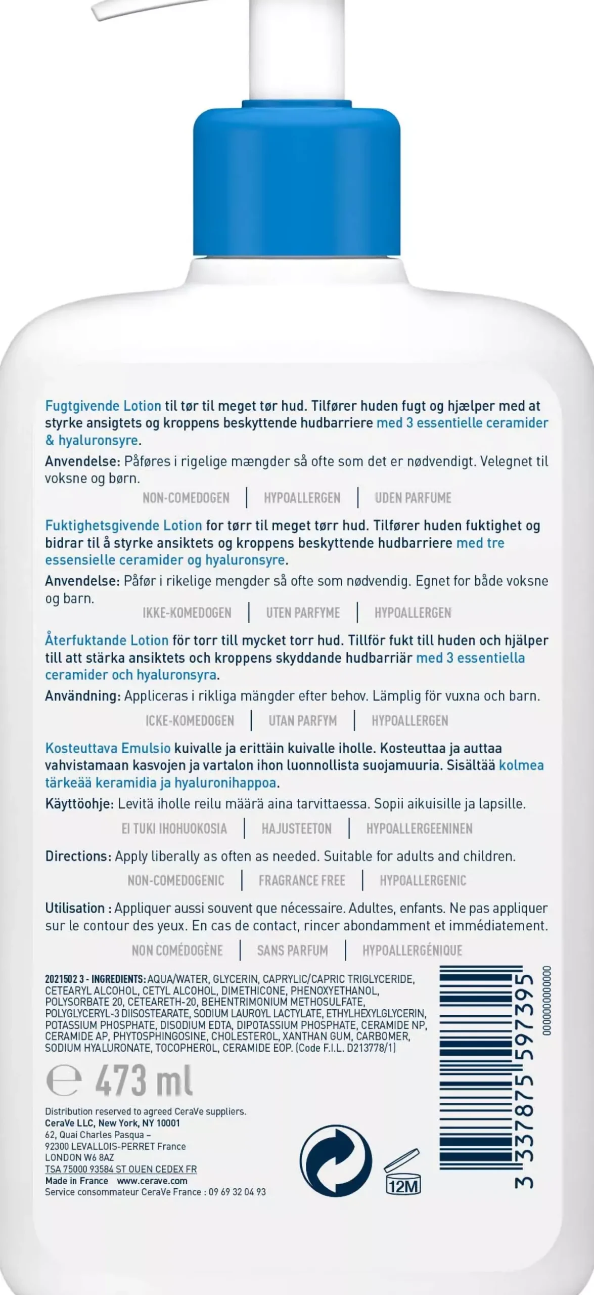 CeraVe Daily Moisturising Lotion 473 ml
