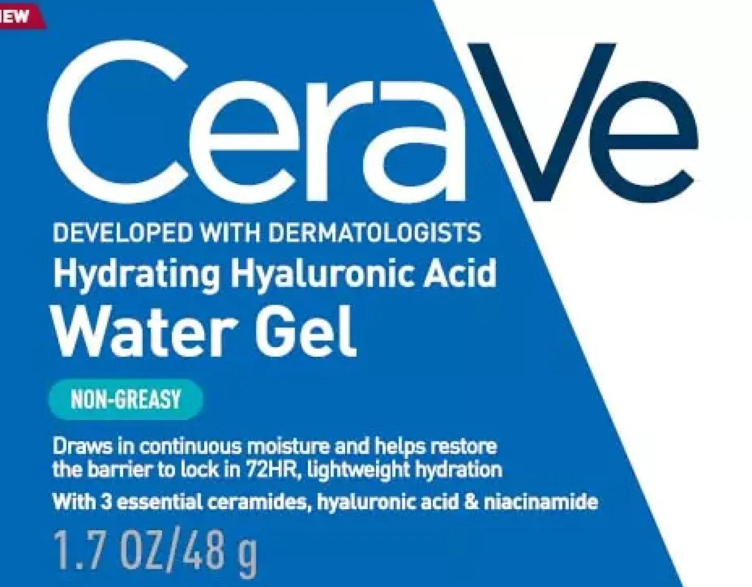 CeraVe Hydrating HA Water Gel 48 g