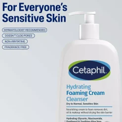 Cetaphil Hydrating Foaming Cream Cleanser 236 ml