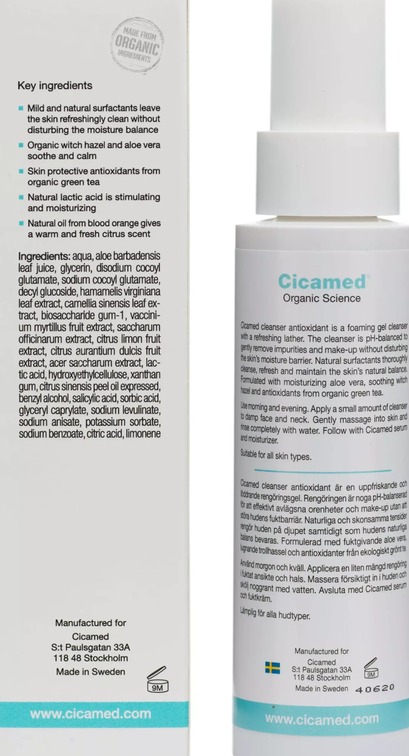 Cicamed Cleanser Antioxidant 150 ml