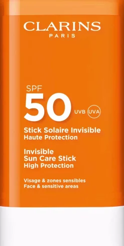 Clarins Invisible Sun Care Stick High Protection SPF50 17 g