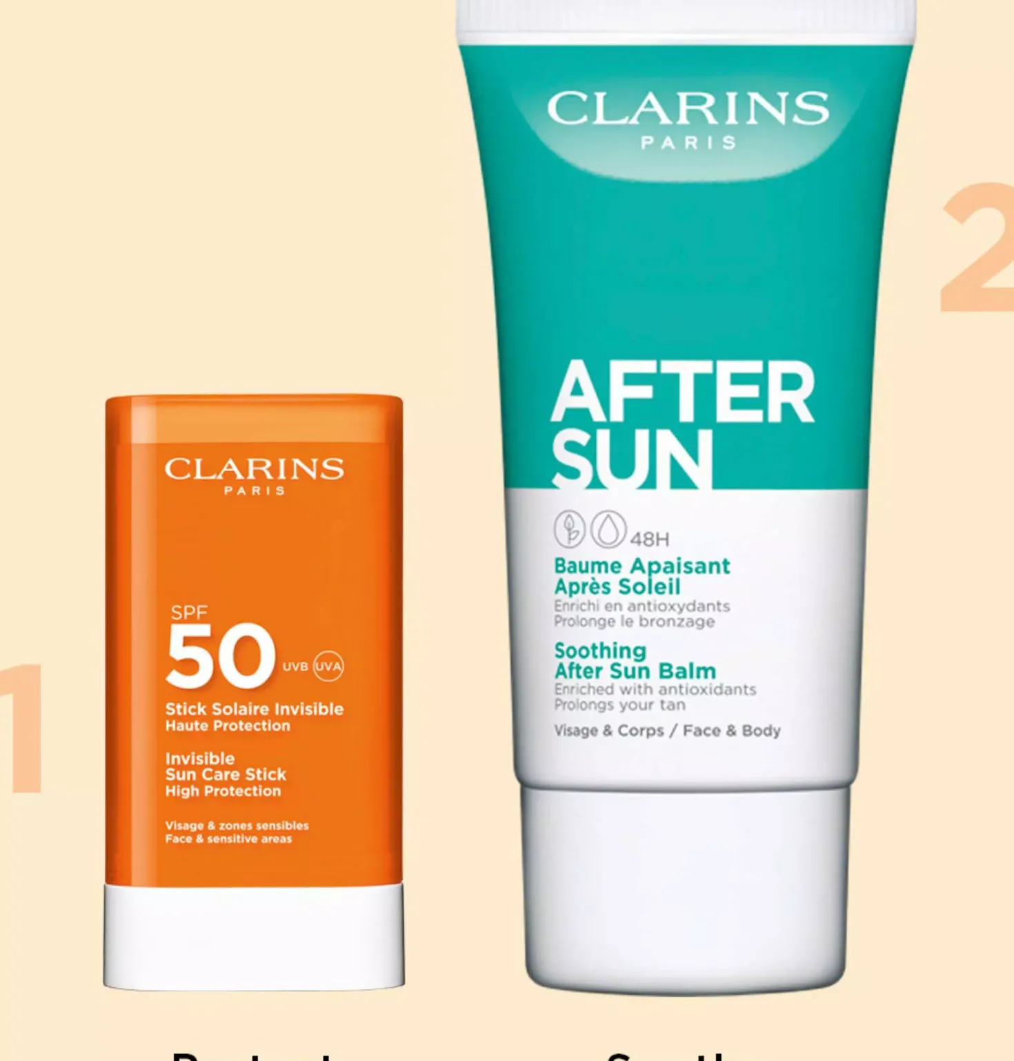 Clarins Invisible Sun Care Stick High Protection SPF50 17 g