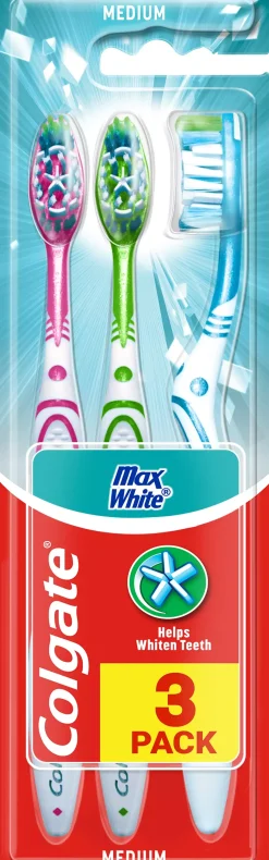 Colgate Toothbrush MaxWhite 3-pack