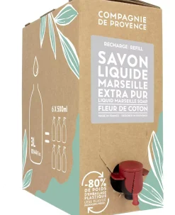 Compagnie de Provence Liquid Marseille Soap Refill Cotton Flower 3000 ml