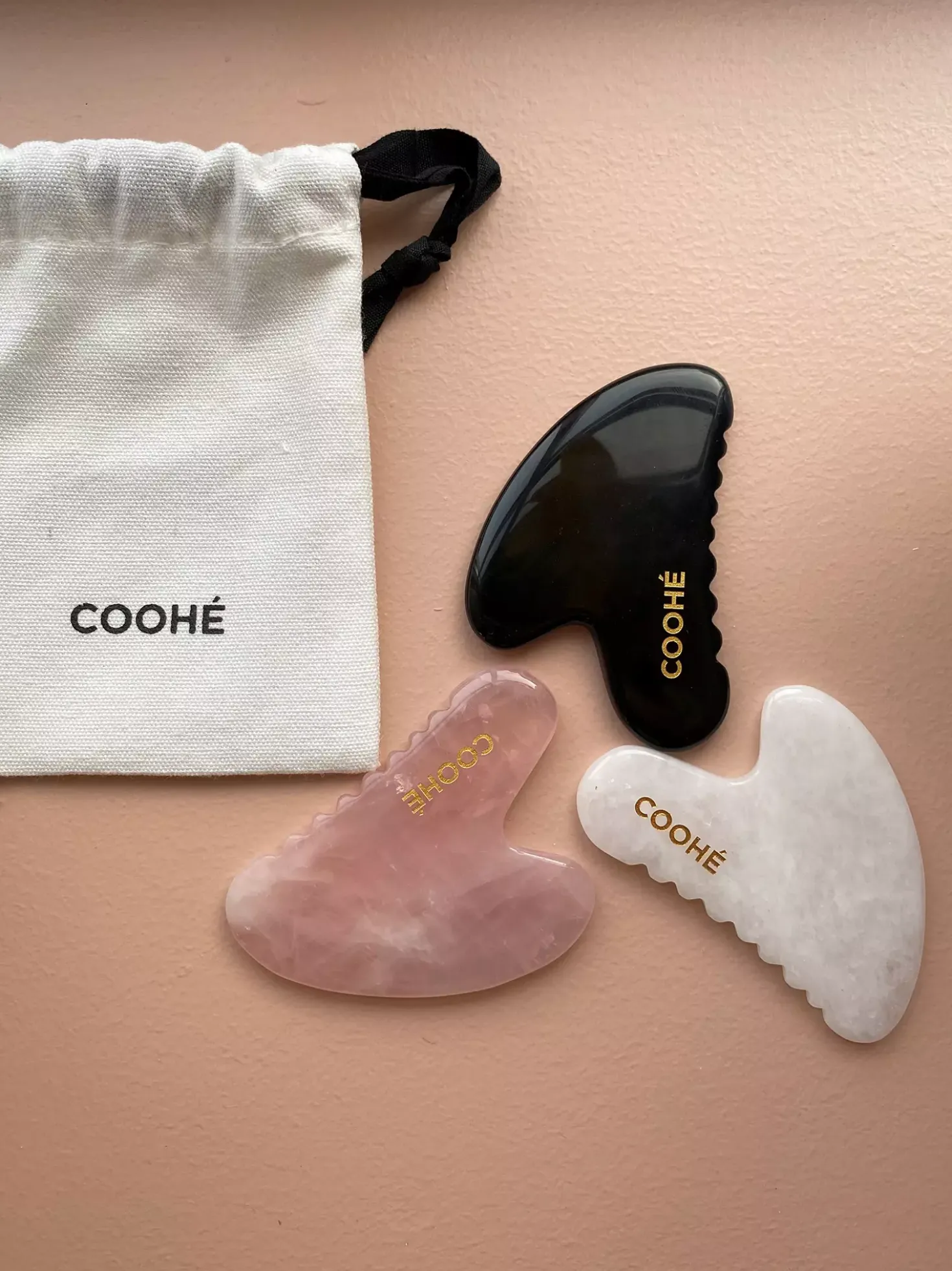 Coohé Gua Sha Black Obsidian