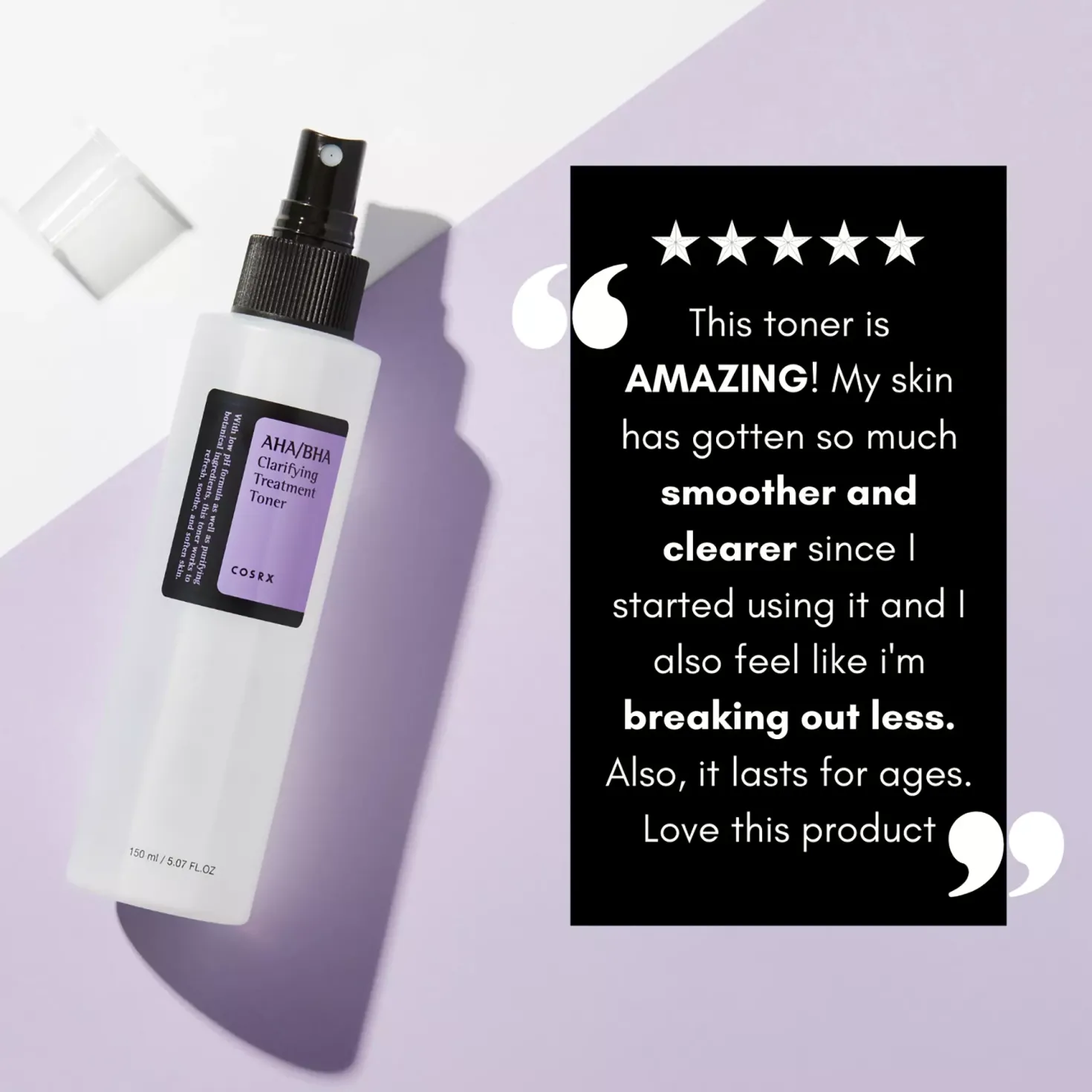 COSRX AHA/BHA Clarifying Treatment Toner 150 ml