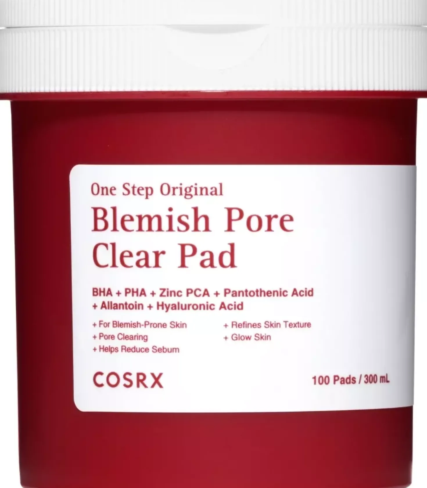 COSRX One Step Original Blemish Pore Clear Pad 100 stk