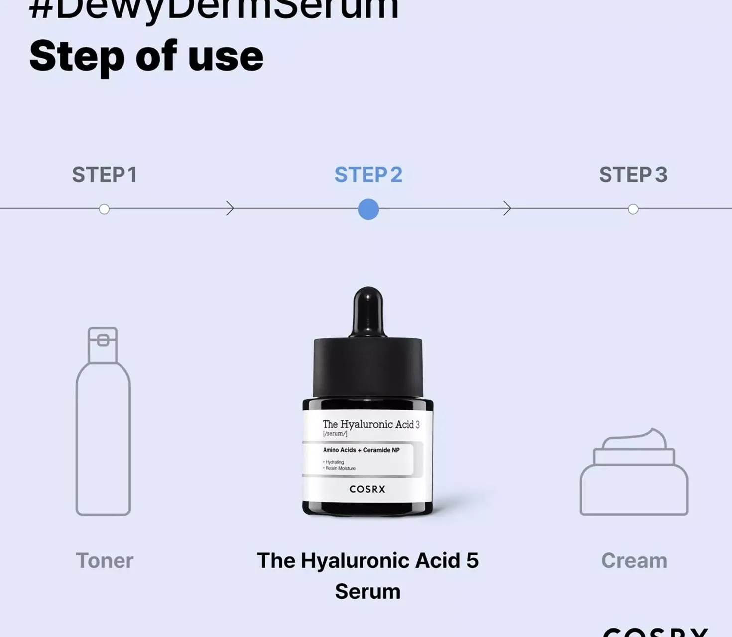 COSRX The Hyaluronic Acid 3 Serum 20 ml