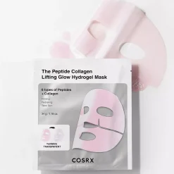 COSRX The Peptide Collagen Lifting Glow Hydrogel Mask 3 stk