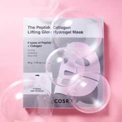 COSRX The Peptide Collagen Lifting Glow Hydrogel Mask 3 stk