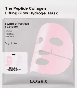 COSRX The Peptide Collagen Lifting Glow Hydrogel Mask 3 stk