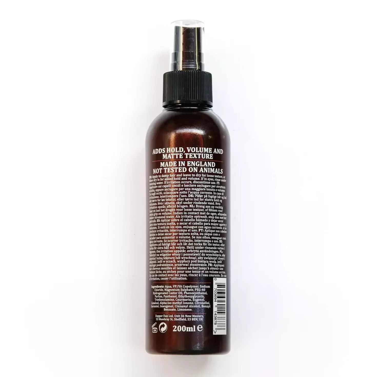 Dapper Dan Sea Salt Spray 200 ml