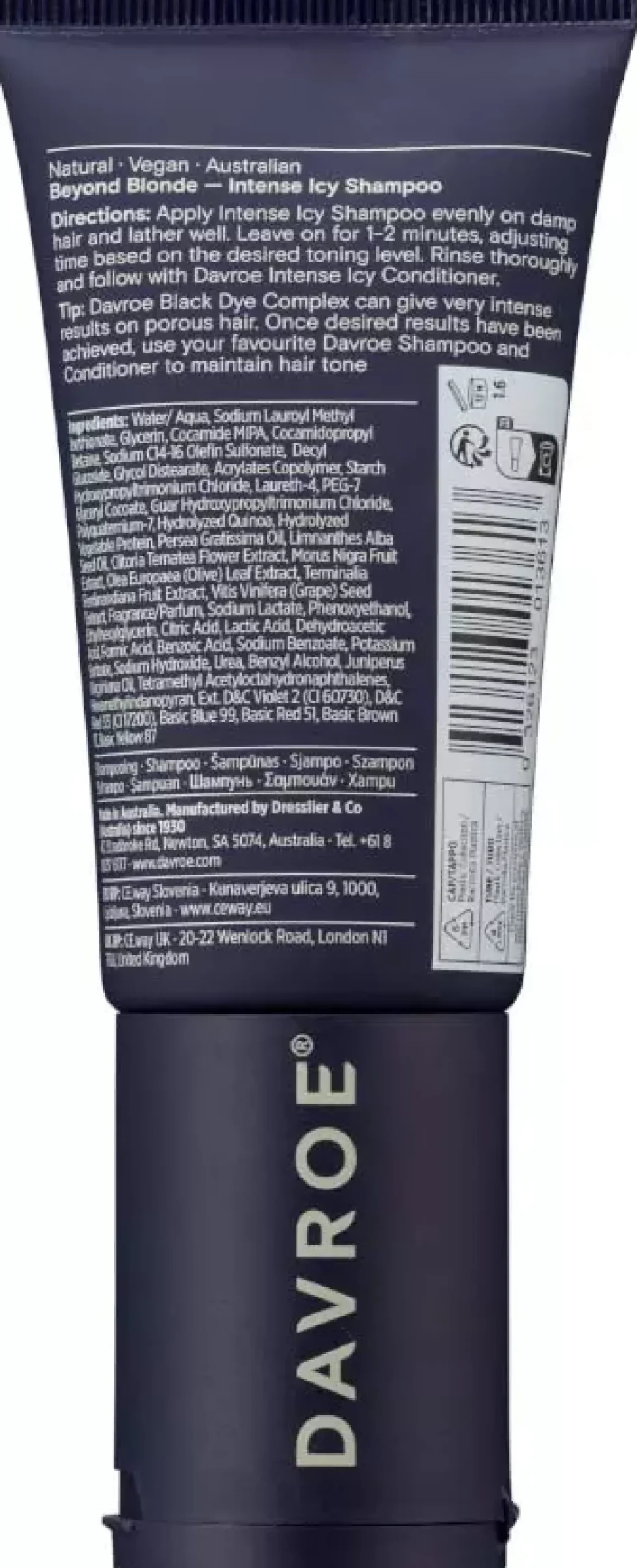 DAVROEBeyond Blonde Intense Icy Shampoo 100 ml