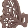 Dazzling Hair Clip Butterfly Beige