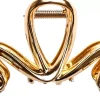 Dazzling Hair Clip Metal Gold 11 cm
