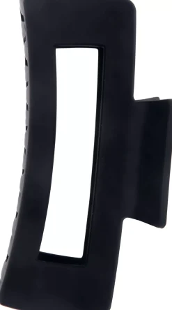 Dazzling Hair Clip Square 10,5 cm Black