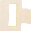 Dazzling Hair Clip Square 5 cm Yellow