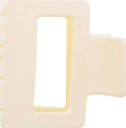 Dazzling Hair Clip Square 5 cm Yellow