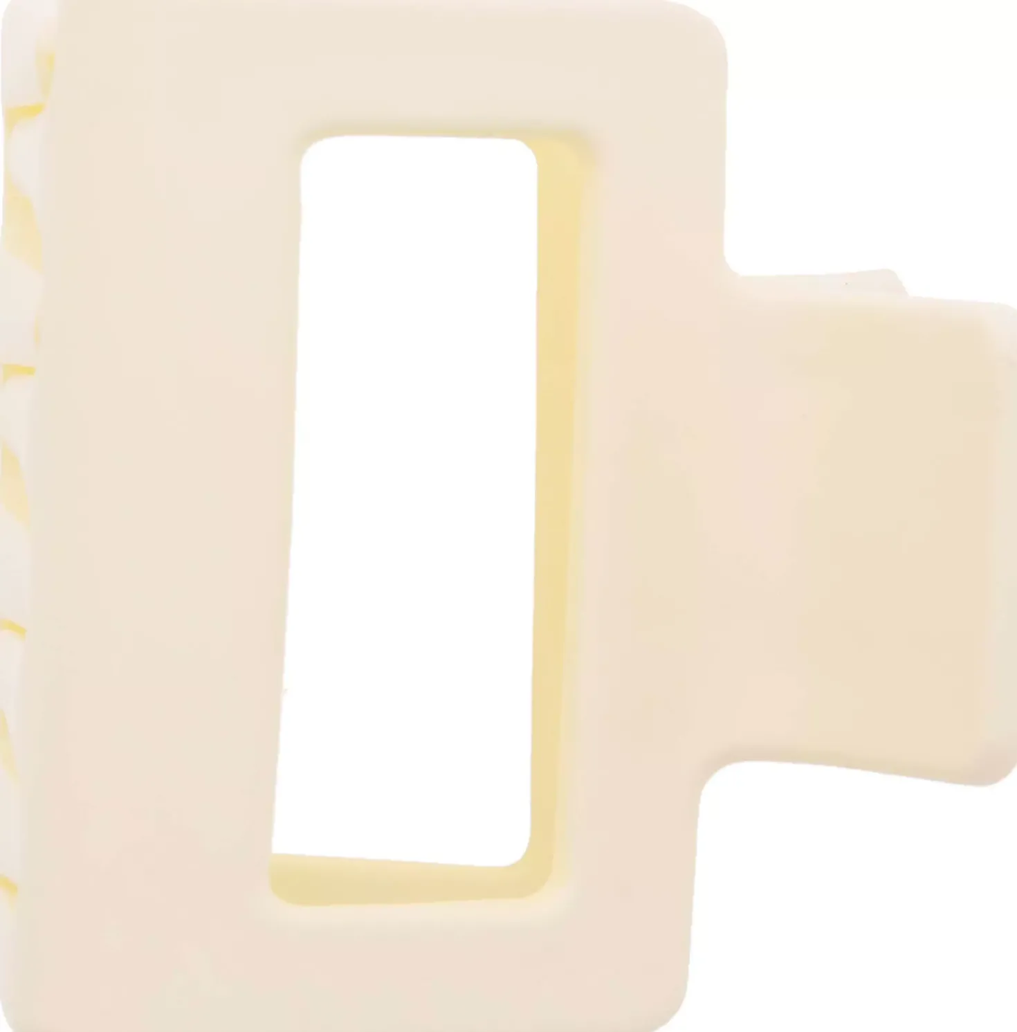 Dazzling Hair Clip Square 5 cm Yellow