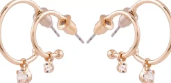 Dazzling J11 2-Pack Hoops Gold