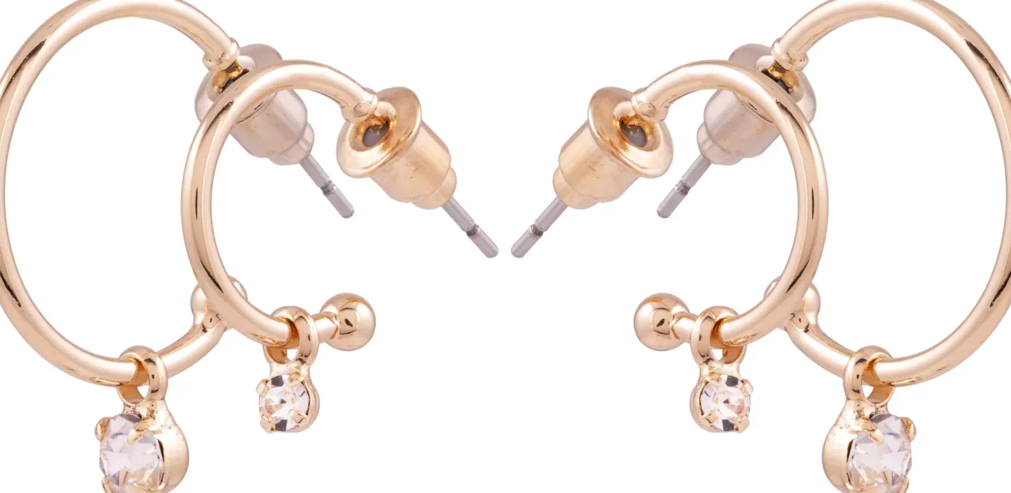 Dazzling J11 2-Pack Hoops Gold