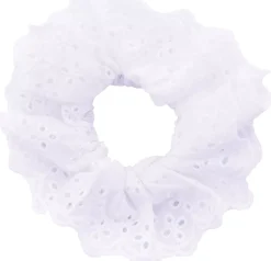 Dazzling Scrunchie Anglais White