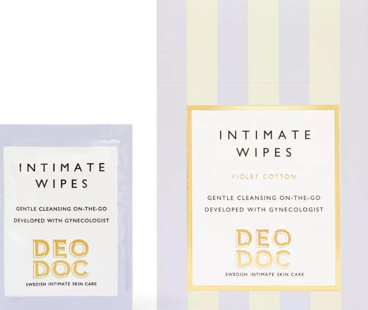 DeoDoc Intimate Deo Wipes Violet Cotton