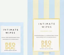 DeoDoc Intimate wipes - Fragrance free 10 stk