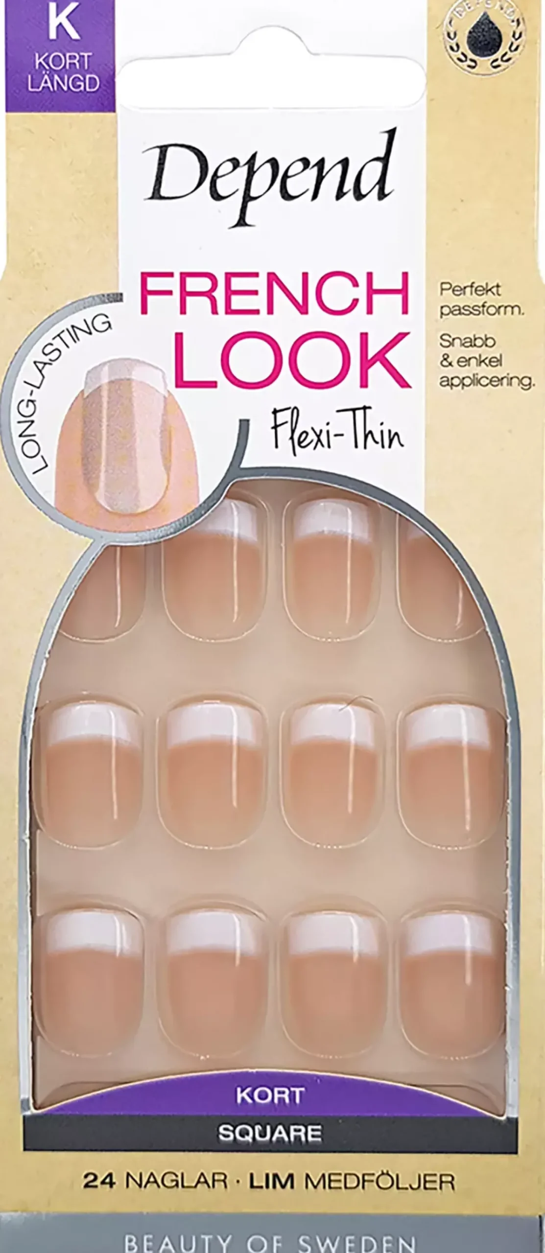Depend French Look Beige Short