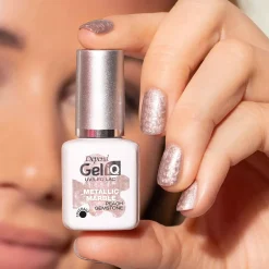 DependGel iQ Effects Metallic Marble Peach Gemstone