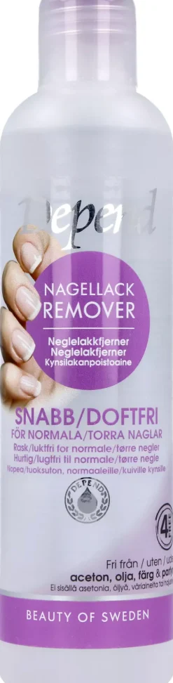Depend Nagellackremover Snabb/Doftfri 100 ml