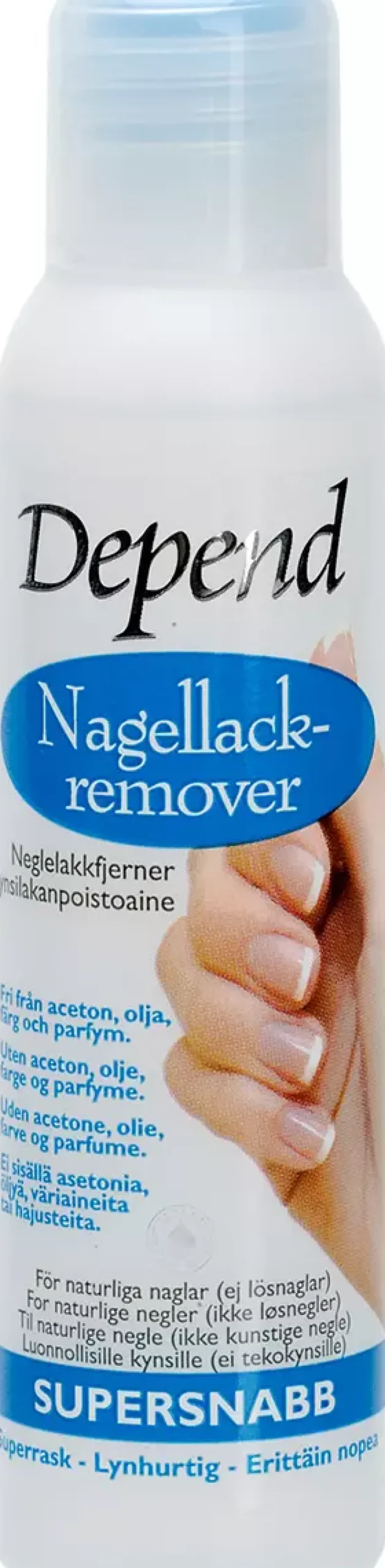 Depend Nagellackremover Supersnabb 250 ml