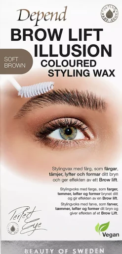 Depend Perfect Eye Brow Illusion Wax Medium Brown