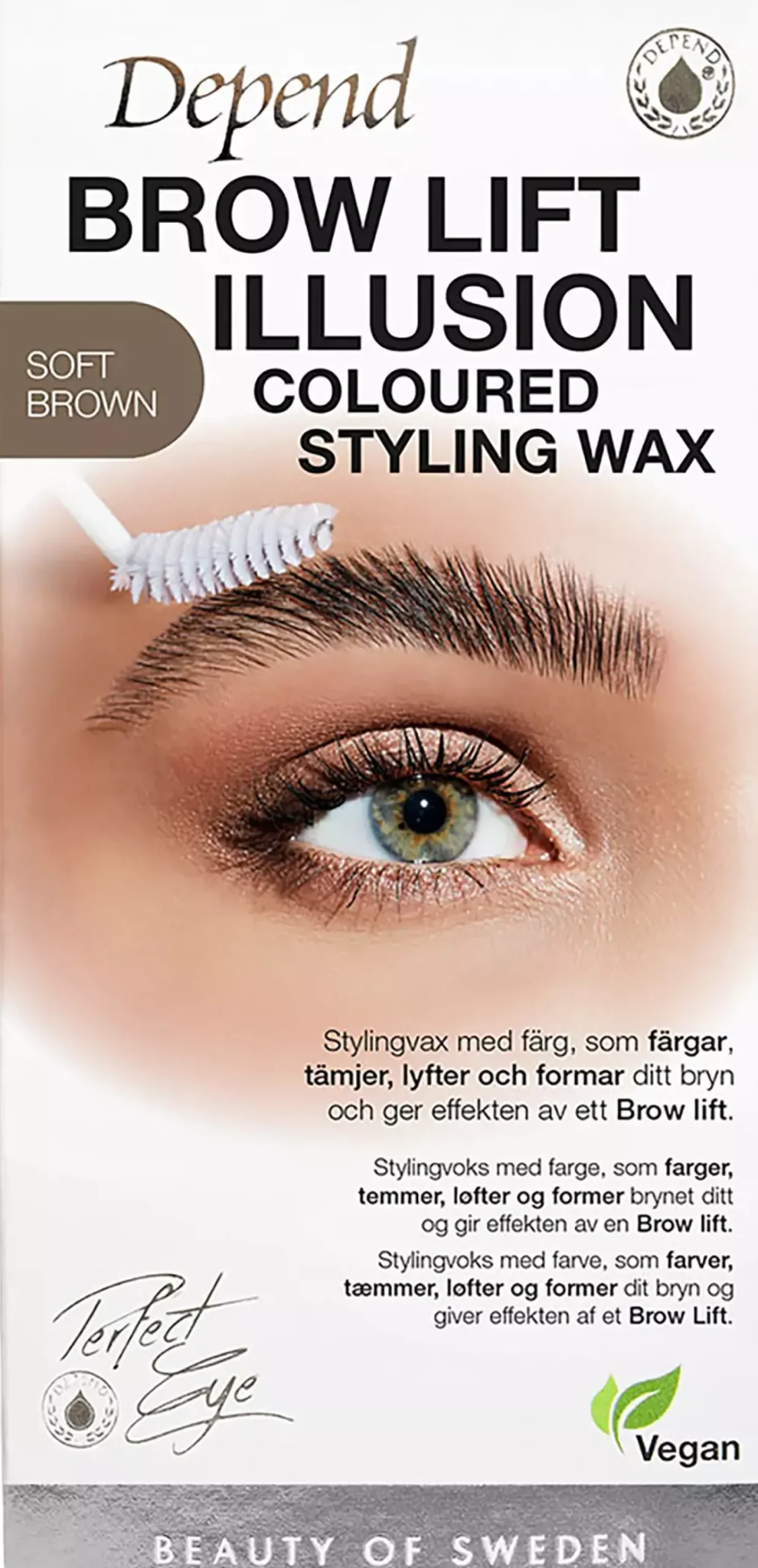 Depend Perfect Eye Brow Illusion Wax Soft Brown