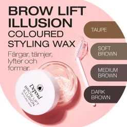 Depend Perfect Eye Brow Illusion Wax Soft Brown