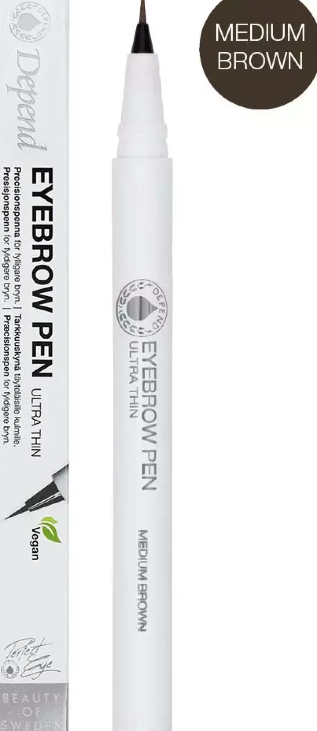 DependPerfect Eye Eyebrow Pen Ultra Thin Dark Brown