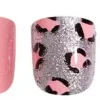 Depend Press On Nails Pink Leopard