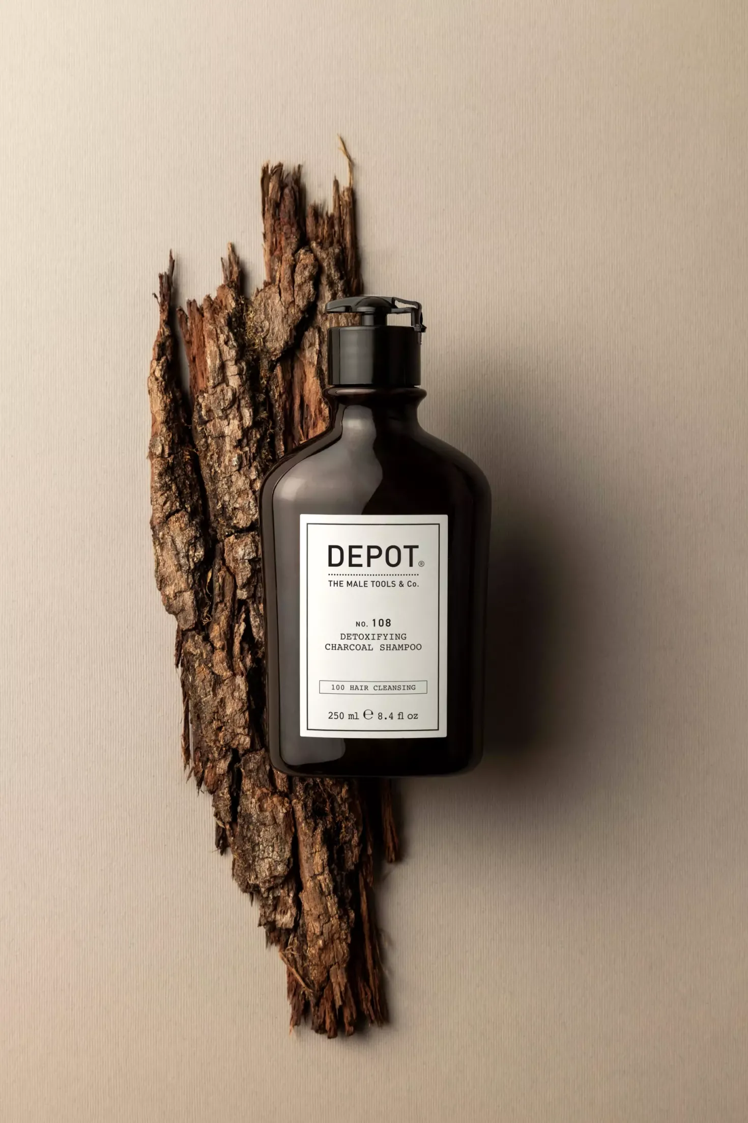 DEPOT MALE TOOLS No. 108 Detoxifying Charcoal Shampoo 1000 ml