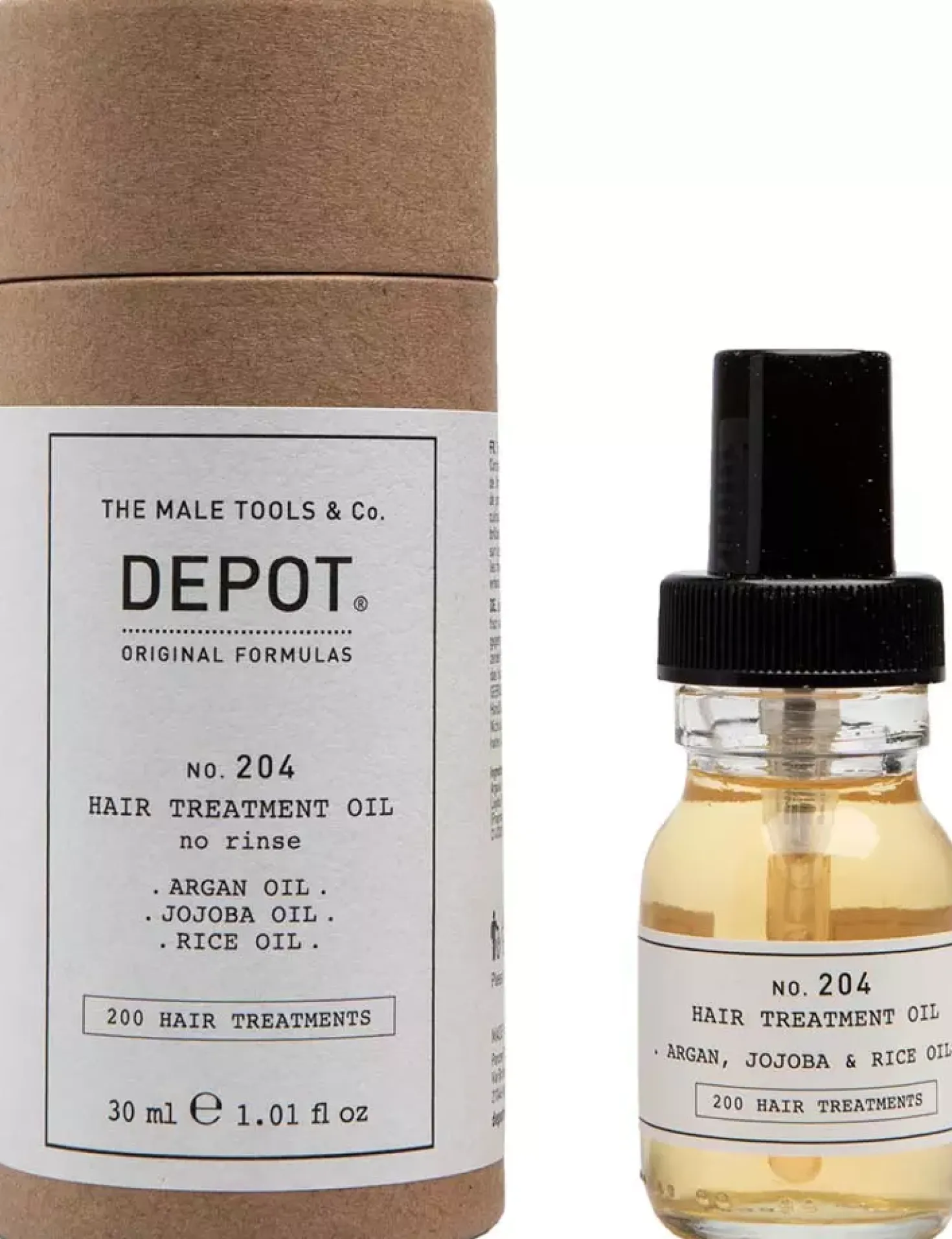 DEPOT MALE TOOLS No. 204 Hair Treatment Oil 30 ml
