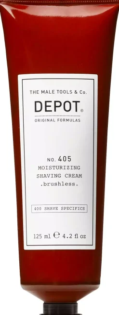 DEPOT MALE TOOLS No. 405 Moisturizing Shaving Cream Brushless 125 ml