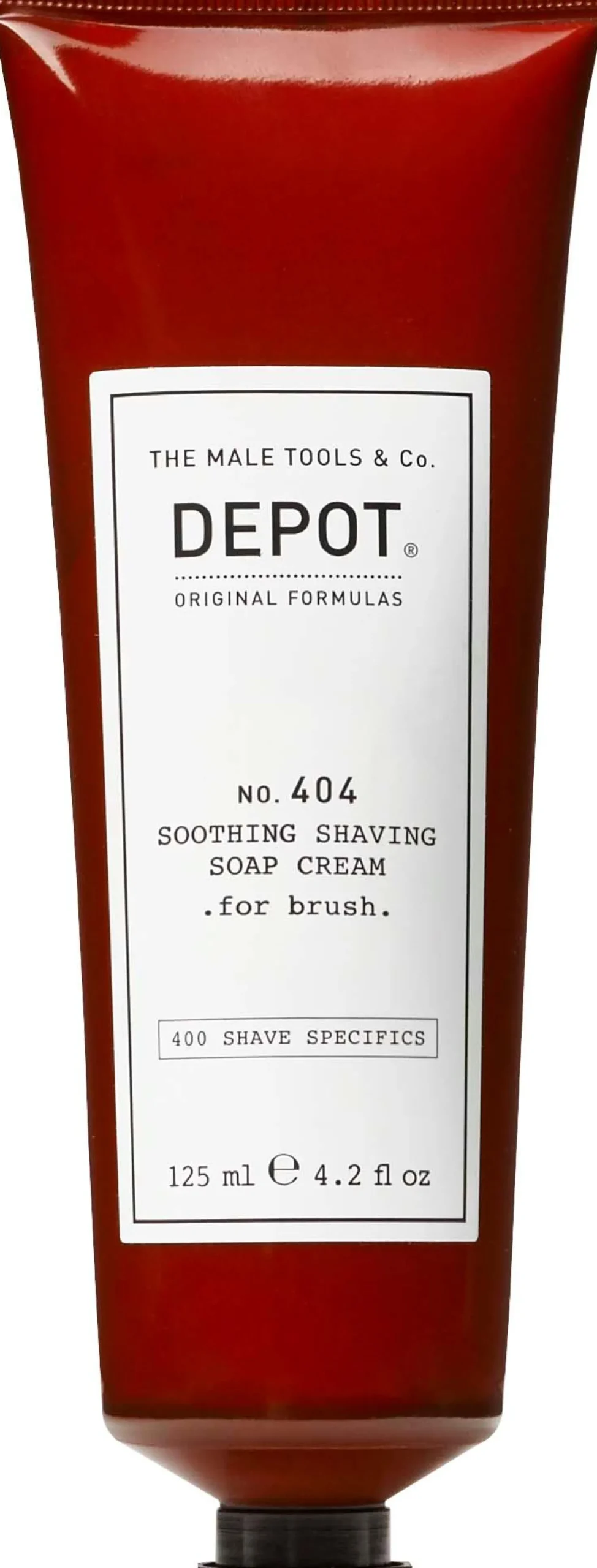 DEPOT MALE TOOLS No. 404 Soothing Shaving Soap Cream For Brush 125 ml