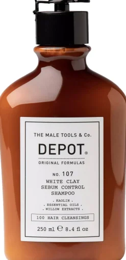 DEPOT MALE TOOLS No. 107 White Clay Sebum Control Shampoo 250 ml