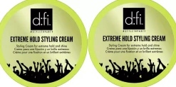 d:fi Extreme Hold Styling Cream 75g x2