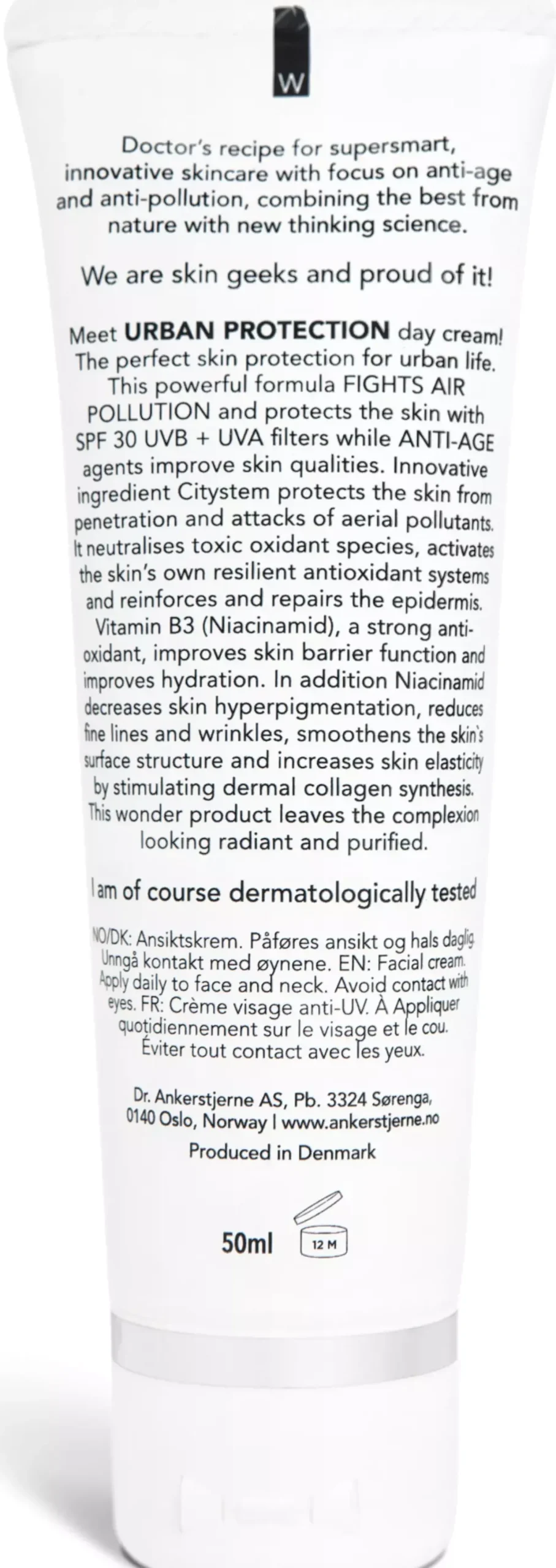Dr. Ankerstjerne Urban Protection Day Cream 50 ml