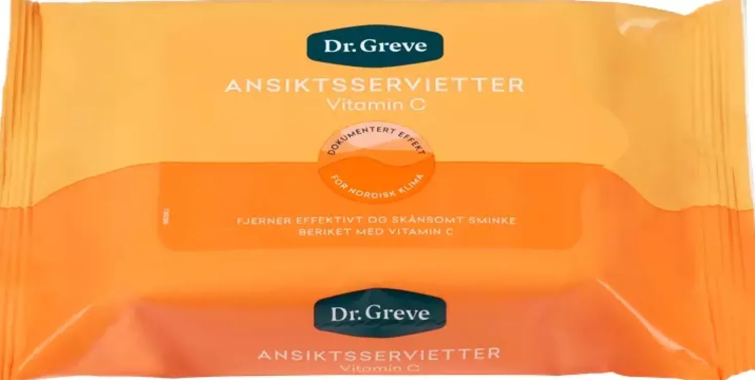 Dr. Greve Vitamin C Face Wipes 20 stk
